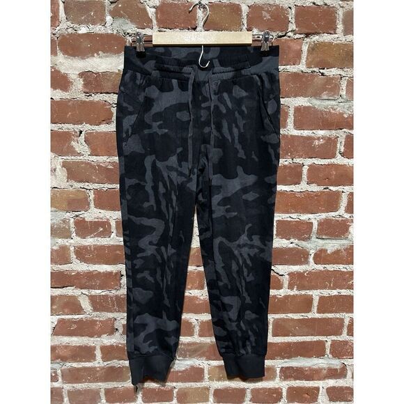 Calia Carrie Underwood Joggers Black Gray Camo Journey Knit Midrise Nylon S - Picture 1 of 4